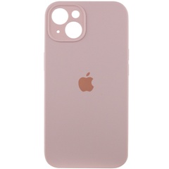 Чохол Silicone Case Full Camera Protective (AA) для Apple iPhone 14 (6.1"), Розовый / Chalk Pink