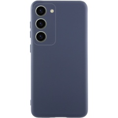 Чехол Silicone Cover Lakshmi Full Camera (AA) для Samsung Galaxy S24 FE Синий / Midnight blue