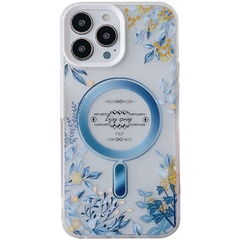 TPU+PC чехол Tenderness with MagSafe для Apple iPhone 14 Pro (6.1") Enjoy spring