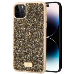 TPU чохол Bling World Rock Diamond для Apple iPhone 14 Pro (6.1"), Золотий