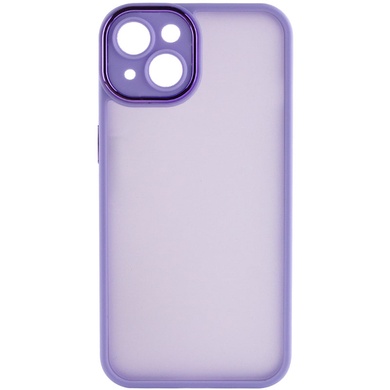 TPU+PC чохол Accent для Apple iPhone 14 (6.1"), White / Purple