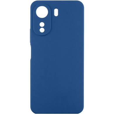 Чохол TPU GETMAN Liquid Silk Full Camera для Xiaomi Redmi 13C / Poco C65, Синій / Navy Blue