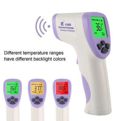 Безконтактний інфрачервоний термометр Hti Body Infrared Thermometer (HT-820D), Білий