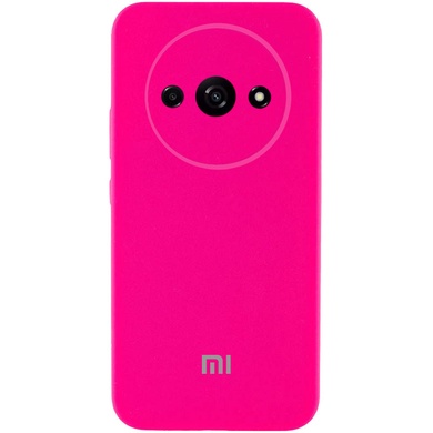 Чохол Silicone Cover Lakshmi Full Camera (AAA) with Logo для Xiaomi Redmi A3, Рожевий / Barbie pink