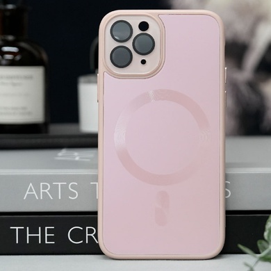 Чехол TPU+Glass Sapphire Midnight with MagSafe для Apple iPhone 13 Pro Max (6.7") Розовый / Pink Sand