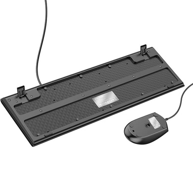 Набор клавиатура (кир.) + мышь Borofone BG6 Черный