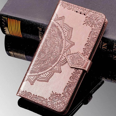 Шкіряний чохол (книжка) Art Case з візитниці для Samsung Galaxy A12 / M12, Рожевий