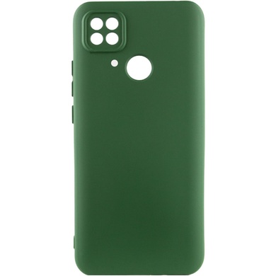 Чохол Silicone Cover Lakshmi Full Camera (A) для Xiaomi Poco C40, Зелений / Dark Green