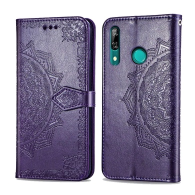 Шкіряний чохол (книжка) Art Case з візитницею для Huawei P Smart Z, Фіолетовий