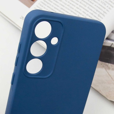 Чохол Silicone Cover Lakshmi Full Camera (A) для Samsung Galaxy A35, Синій / Navy Blue