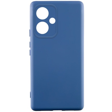 Чохол Silicone Cover Lakshmi Full Camera (AA) для Xiaomi Redmi 13 4G / Poco M6 4G, Синій / Navy Blue