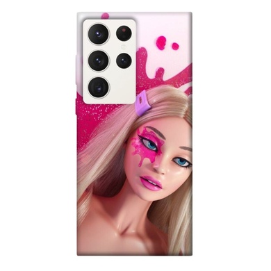 TPU чехол Barbie для Samsung Galaxy S23 Ultra, Pink