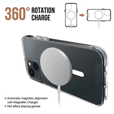 Чехол TPU Space Case with MagSafe для Apple iPhone 13 mini (5.4") Прозрачный