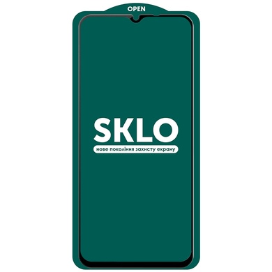 Защитное стекло SKLO 5D для Xiaomi Mi 10 Lite Черный