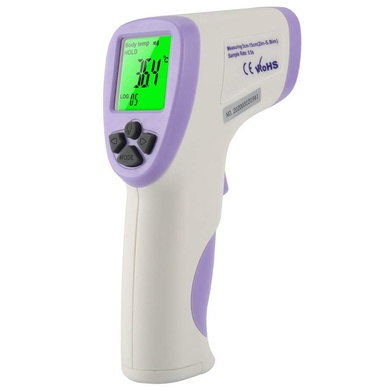 Безконтактний інфрачервоний термометр Hti Body Infrared Thermometer (HT-820D), Білий