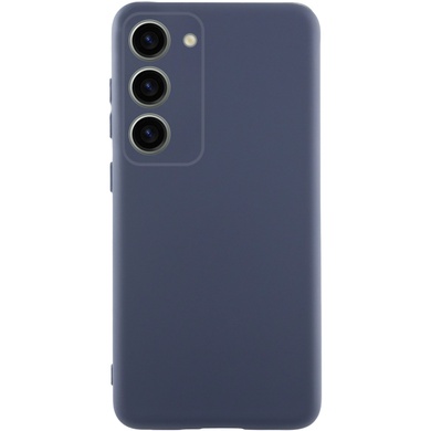 Чохол Silicone Cover Lakshmi Full Camera (AA) для Samsung Galaxy S24 FE, Синій / Midnight Blue