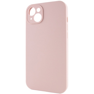 Чехол Silicone Case Full Camera Protective (AA) NO LOGO для Apple iPhone 14 (6.1") Розовый / Pink Sand