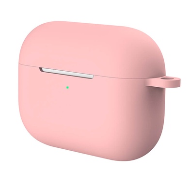 Силіконовий футляр з карабіном для навушників AirPods Pro, Рожевий / Pink