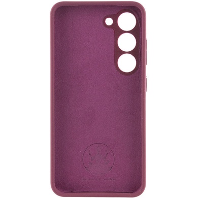 Чохол Silicone Cover Lakshmi Full Camera (AAA) with Logo для Samsung Galaxy S24, Бордовый / Plum