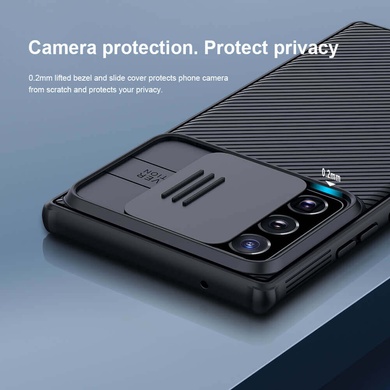Карбонова накладка Nillkin Camshield (шторка на камеру) для Samsung Galaxy Note 20 Ultra