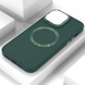 TPU чохол Bonbon Metal Style with MagSafe для Samsung Galaxy S23+, Зелений / Army green