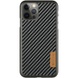 Карбоновая накладка G-Case Dark series для Apple iPhone 12 Pro / 12 (6.1") Черный