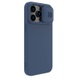 Силіконова накладка Nillkin Camshield Silky для Apple iPhone 14 Pro (6.1"), Синій