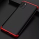 Пластиковая накладка GKK LikGus 360 градусов (opp) для Samsung Galaxy A02s Черный / Красный