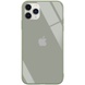TPU+Glass чохол GLOSSY Logo series для Apple iPhone 11 Pro Max (6.5 "), Зелений / Pine green