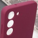 Чохол Silicone Cover Lakshmi Full Camera (AAA) with Logo для Samsung Galaxy S24, Бордовый / Plum