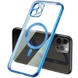 TPU чохол Glossy Plating with Magnetic Safe для Apple iPhone 12 Pro (6.1"), Блакитний
