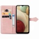 Кожаный чехол (книжка) Art Case с визитницей для Samsung Galaxy A12 / M12 Розовый