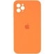 Чохол Silicone Case Square Full Camera Protective (AA) для Apple iPhone 11 Pro Max (6.5 "), Оранжевый / Papaya