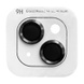 Захисне скло Metal Classic на камеру (в упак.) для Apple iPhone 15 (6.1") / 15 Plus (6.7"), Чорний / Black