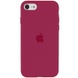 Чохол Silicone Case Full Protective (AA) для Apple iPhone SE (2020), Красный / Rose Red