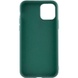 Силіконовий чохол Candy для Apple iPhone 13 mini (5.4"), Зелений / Forest green