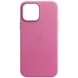 Шкіряний чохол Leather Case (AA Plus) with MagSafe для Apple iPhone 13 Pro Max (6.7"), Pollen