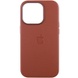 Кожаный чехол Leather Case (AAA) with MagSafe and Animation для Apple iPhone 14 Pro Max (6.7") Umber