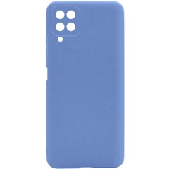 Силиконовый чехол Candy Full Camera для Samsung Galaxy M33 5G Голубой / Mist blue