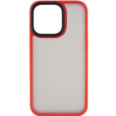 TPU+PC чехол Metal Buttons для Apple iPhone 14 Plus (6.7") Красный