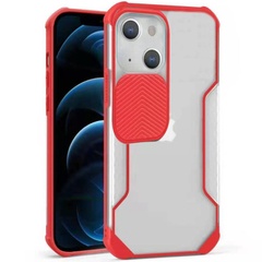 Чехол Camshield matte Ease TPU со шторкой для Apple iPhone 13 (6.1") Красный