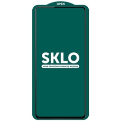 Защитное стекло SKLO 5D (full glue) (тех.пак) для Oppo A74 4G Черный