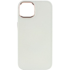 TPU чохол Bonbon Metal Style для Apple iPhone 14 (6.1"), Білий / White