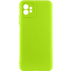 Чехол Silicone Cover Lakshmi Full Camera (A) для Motorola Moto G32 Салатовый / Neon Green