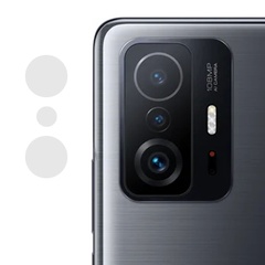 Гибкое защитное стекло 0.18mm на камеру (тех.пак) для Xiaomi 11T / 11T Pro Прозрачный