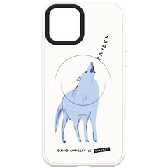 TPU+PC чехол Funny pictures with MagSafe для Apple iPhone 12 Pro / 12 (6.1") Wolf