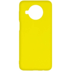 Чехол Silicone Cover Full without Logo (A) для Xiaomi Mi 10T Lite / Redmi Note 9 Pro 5G Желтый / Flash