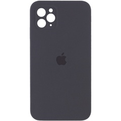 Чохол Silicone Case Square Full Camera Protective (AA) для Apple iPhone 11 Pro (5.8 "), Серый / Dark Gray
