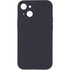 Чохол Silicone Case Full Camera Protective (AA) NO LOGO для Apple iPhone 14 (6.1"), Серый / Dark Gray