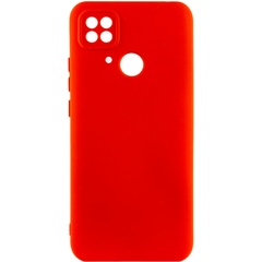 Чехол Silicone Cover Lakshmi Full Camera (A) для Xiaomi Poco C40 Красный / Red